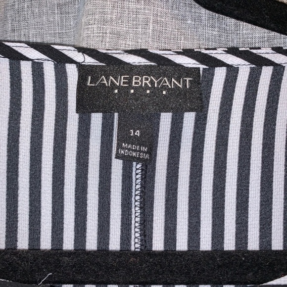 Lane Bryant WOMEN'S striped top size 14 - Picture 3 of 6